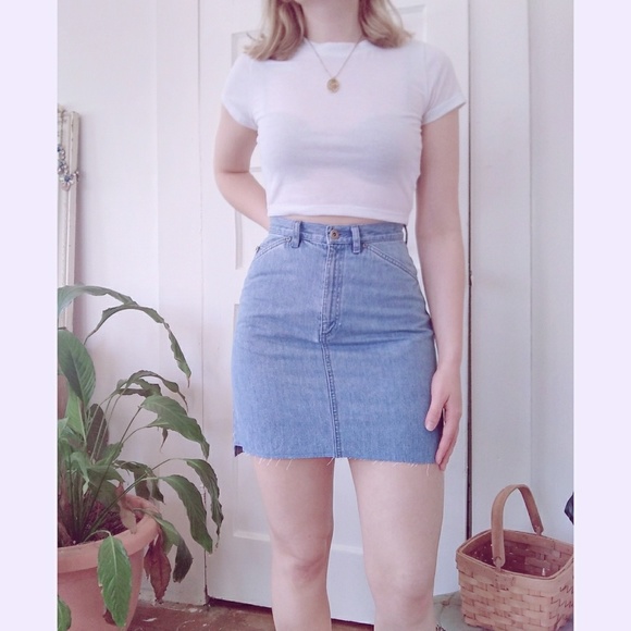 liz claiborne denim skirt
